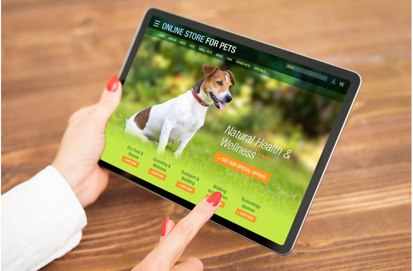 sito ecommerce animali domestici