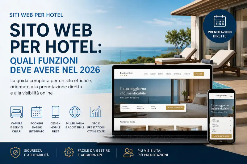 Sito web per hotel