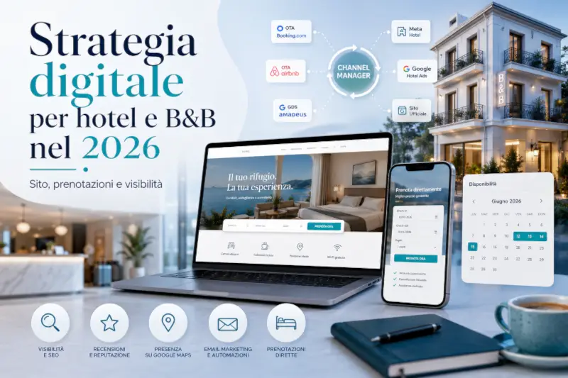 Strategia digitale per hotel e B&amp;B