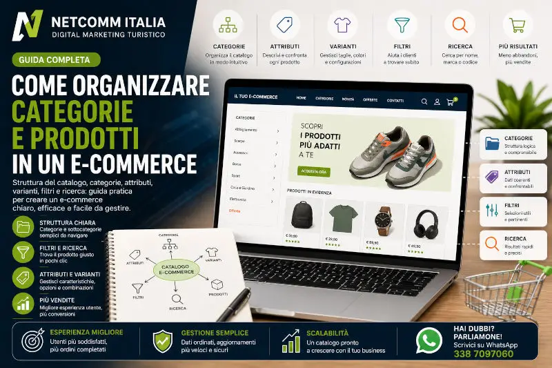 Come organizzare categorie e prodotti in un e-commerce