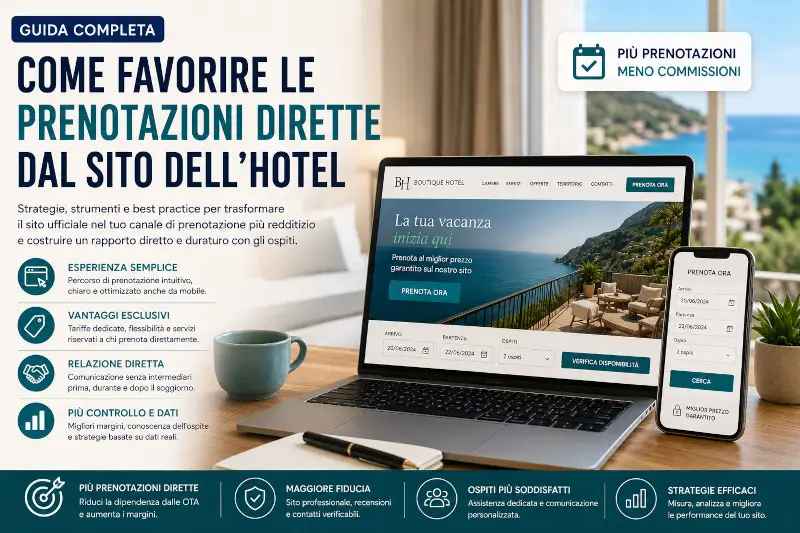 prenotazioni dirette dal sito dell&rsquo;hotel